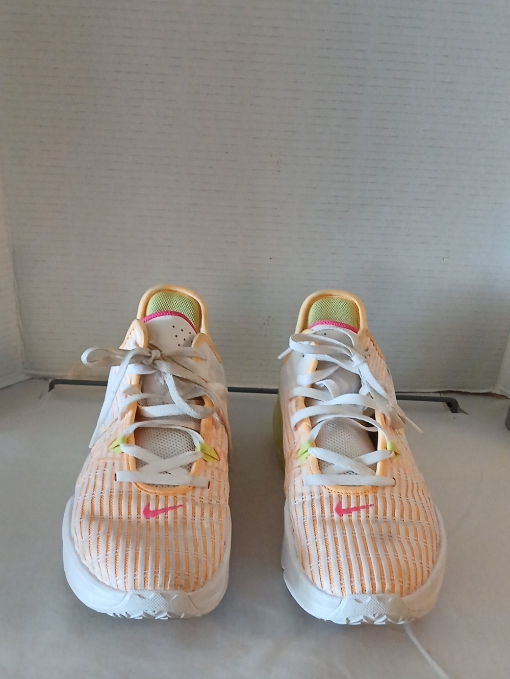 Nike Lebron Men's White & Neon Accent Sneakers